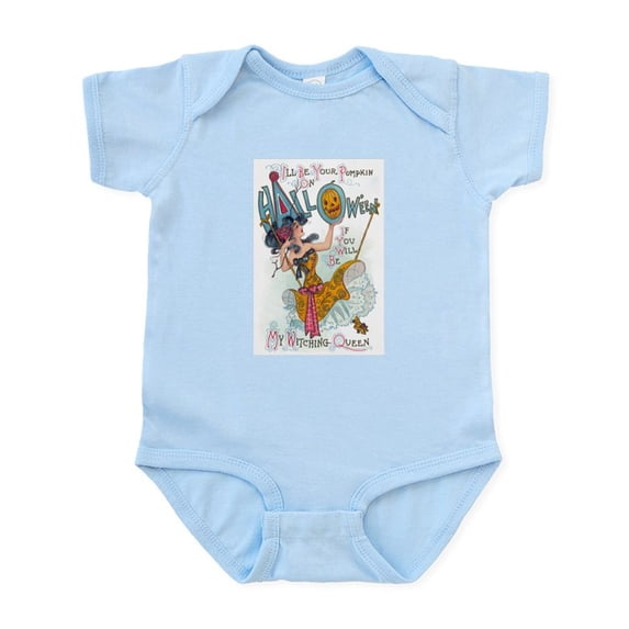 CafePress - Vintage Halloween Witch Infant Bodysuit - Baby Light Bodysuit, Size Newborn - 24 Months