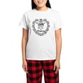 thumbnail image 1 of CafePress - Vintage Heart And Key Women's Light Pajamas - Women's Short Sleeve Print T-Shirt and Pants Light Cotton Pajama Set, 1 of 7