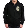 thumbnail image 1 of CafePress - Vintage Hockey Goalie Mask (Dark) Zip Hoodie (Dark - Zip Hoodie, Classic Hooded Sweatshirt with Metal Zipper, 1 of 4