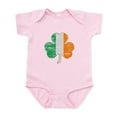 thumbnail image 1 of CafePress - Vintage Irish Flag Shamrock Body Suit - Baby Light Bodysuit, Size Newborn - 24 Months, 1 of 4