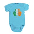 thumbnail image 1 of CafePress - Vintage Irish Flag Shamrock - Cute Infant Bodysuit Baby Romper - Size Newborn - 24 Months, 1 of 3
