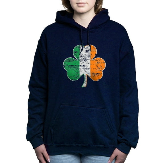 CafePress - Vintage Irish Flag Shamrock Sweatshirt - Pullover Hoodie, Classic & Comfortable Hooded Sweatshirt