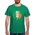 thumbnail image 1 of CafePress - Vintage Irish Flag Shamrock T Shirt - Men's Classic Graphic Cotton T-Shirt, 1 of 4