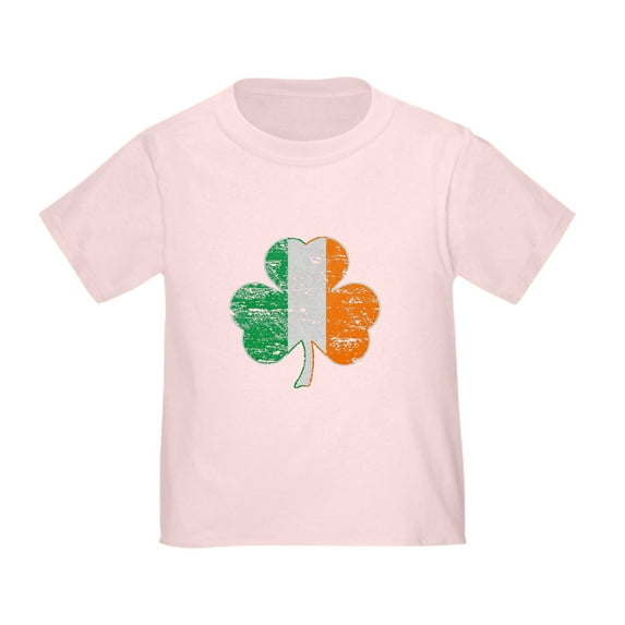 CafePress - Vintage Irish Flag Shamrock T Shirt - Cute Toddler T-Shirt, 100% Cotton