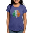 thumbnail image 1 of CafePress - Vintage Irish Flag Shamrock Women's Deluxe T Shirt - Womens Tri-blend T-Shirt, 1 of 4