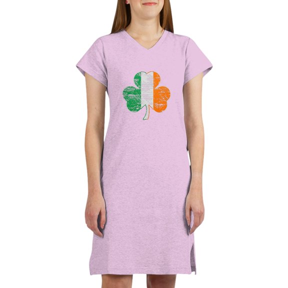CafePress - Vintage Irish Flag Shamrock - Women's Nightshirt
