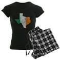 thumbnail image 1 of CafePress - Vintage Irish Flag Texas State Pajamas - Women's Dark Pajamas, 1 of 4