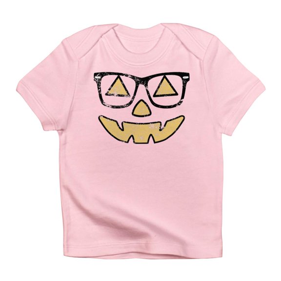 CafePress - Vintage Jack O Lantern With Glasses Halloween Infa - Infant T-Shirt