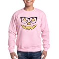 thumbnail image 1 of CafePress - Vintage Jack O Lantern With Glasses Halloween Swea - Crew Neck Sweatshirt, 1 of 3