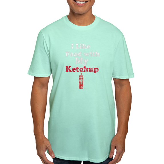 CafePress - Vintage Ketchup Humor 1 Men's Fitted T Shirt (Dark - Men's Fitted T-Shirt