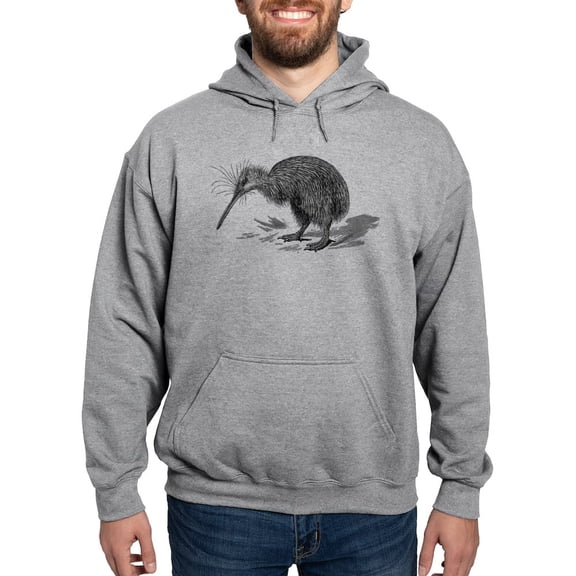 CafePress - Vintage Kiwi Bird New Zealand Bi Hooded Sweatshirt - Pullover Hoodie, Hooded Sweatshirt