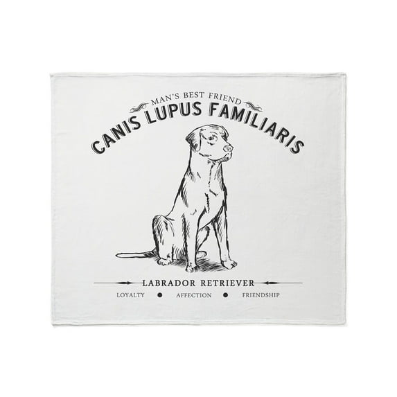 CafePress - Vintage Labrador Throw Blanket - Soft Fleece Throw Blanket, 50"x60" Stadium Blanket