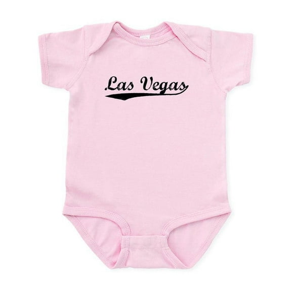 CafePress - Vintage Las Vegas (Black) Infant Bodysuit - Baby Light Bodysuit, Size Newborn - 24 Months