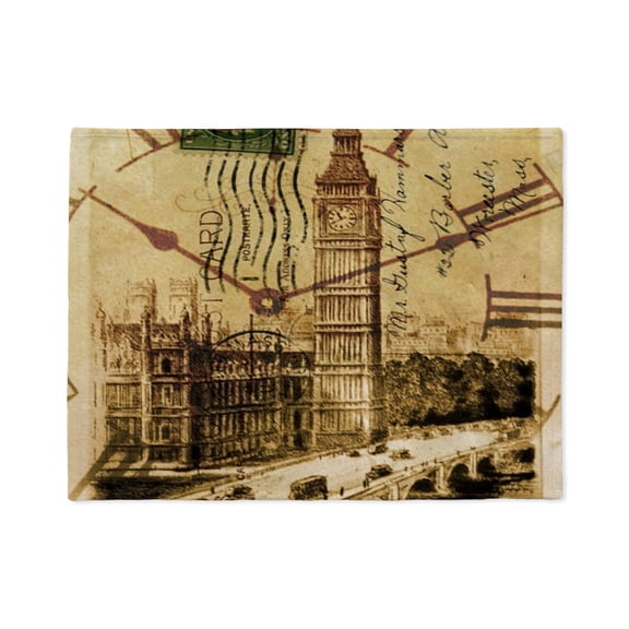 CafePress - Vintage London Big Ben - Soft Fleece Throw Stadium Blanket, 30"x40"