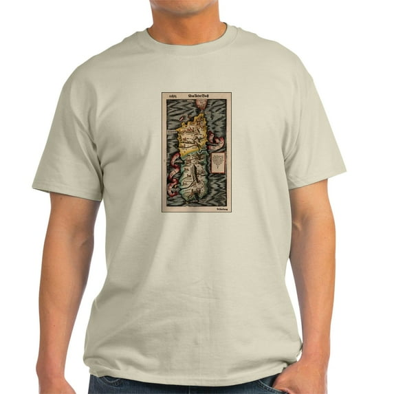 CafePress - Vintage Map Of Sardinia Italy (16Th Centur T Shirt - Men's Classic Graphic T-Shirt