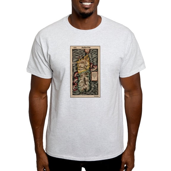 CafePress - Vintage Map Of Sardinia Italy (16Th Centur T Shirt - Men's Classic Graphic T-Shirt