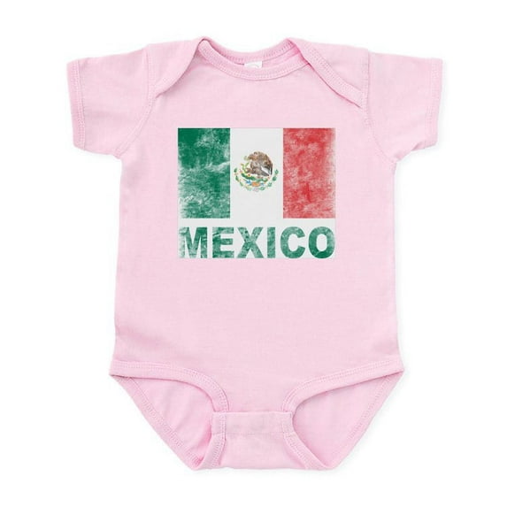 CafePress - Vintage Mexico Infant Bodysuit - Baby Light Bodysuit, Size Newborn - 24 Months