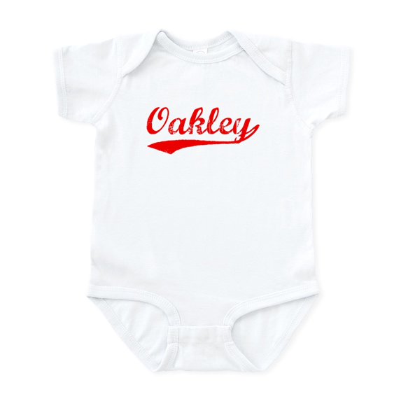CafePress - Vintage Oakley (Red) Infant Bodysuit - Baby Light Bodysuit, Size Newborn - 24 Months