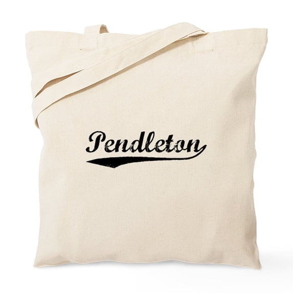 CafePress - Vintage Pendleton (Black) Tote Bag - Unisex Canvas Tote Bag, Beige, 1-Piece