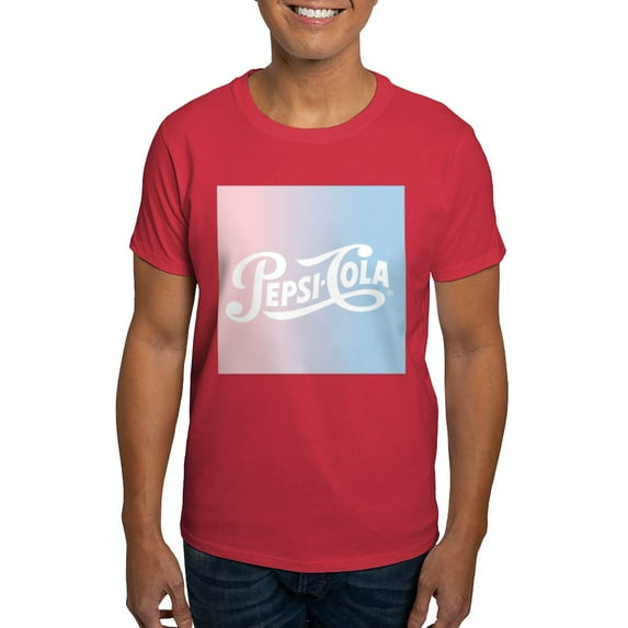 CafePress - Vintage Pepsi Logo Gradient Men's Value T Shirt - Men's Classic Graphic Cotton T-Shirt