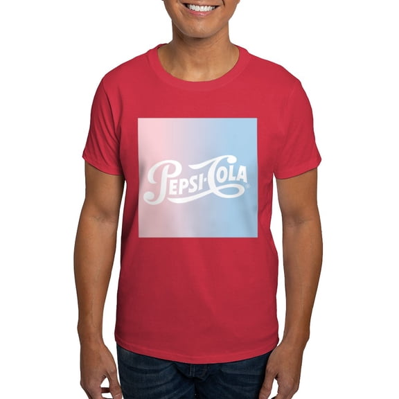 CafePress - Vintage Pepsi Logo Gradient Men's Value T Shirt - Men's Classic Graphic Cotton T-Shirt