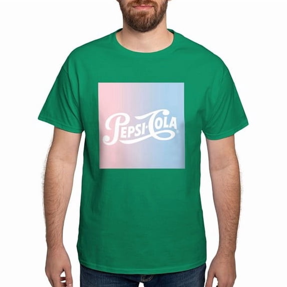 CafePress - Vintage Pepsi Logo Gradient Men's Value T Shirt - Men's Classic Cotton T-Shirts