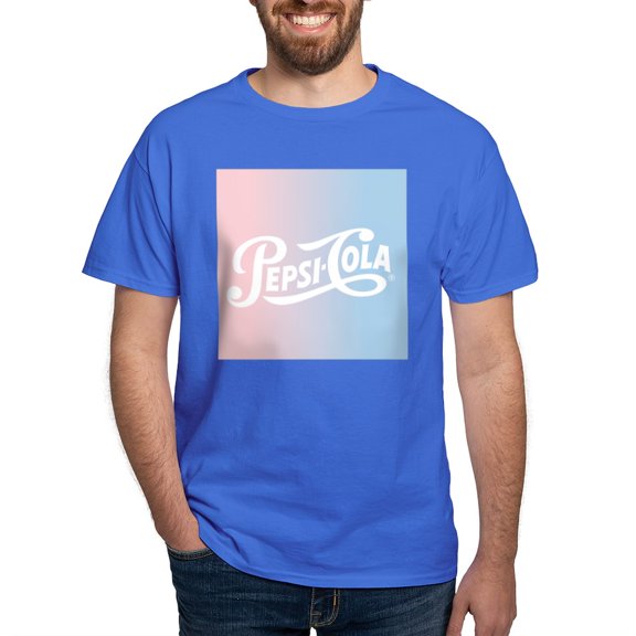 CafePress - Vintage Pepsi Logo Gradient Men's Value T Shirt - Men's Classic Graphic Cotton T-Shirt