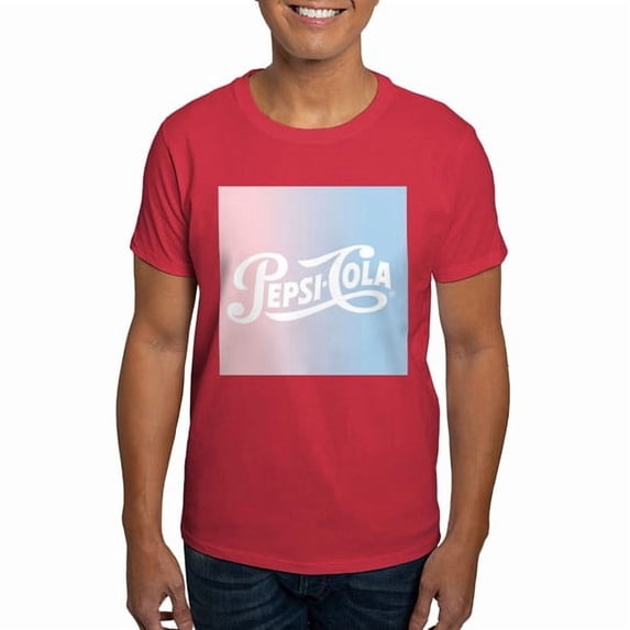 CafePress - Vintage Pepsi Logo Gradient Men's Value T Shirt - Men's Classic Cotton T-Shirts
