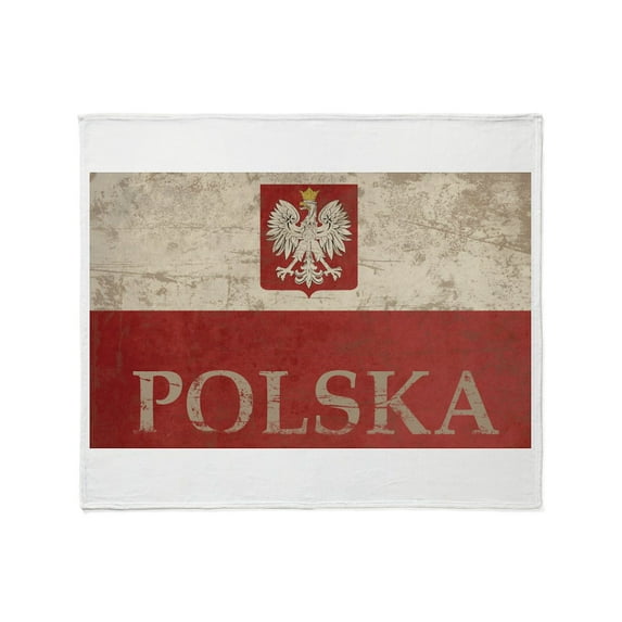CafePress - Vintage Polska Throw Blanket - Soft Fleece Throw Blanket, 50"x60" for All Ages