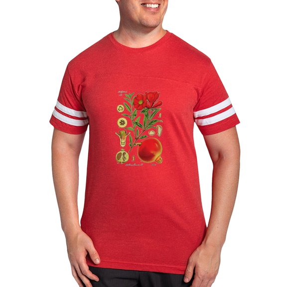 CafePress - Vintage Pomegranate - Mens Football Shirt