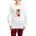 thumbnail image 1 of CafePress - Vintage Pomegranate - Women's Long Sleeve Relaxed Fit Cotton Light Pajama Set, 1 of 7