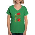 thumbnail image 1 of CafePress - Vintage Pomegranate Women's V Neck Dark T Shirt - Women's V-Neck Dark T-Shirt, 1 of 4