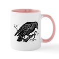 thumbnail image 1 of CafePress - Vintage Raven In Tree Illustration Mug - 11 oz Ceramic Mug - Novelty Coffee Tea Cup, 1 of 4