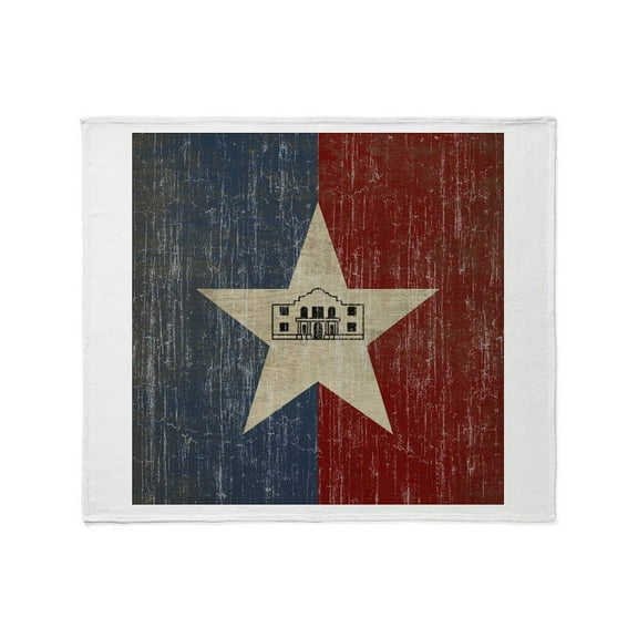 CafePress - Vintage San Antonio Flag Throw Blanket - Soft Fleece Throw Blanket, 50"x60" for All Ages