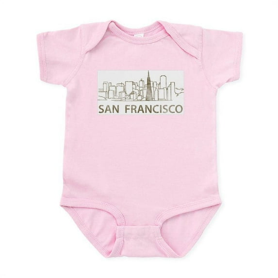 CafePress - Vintage San Francisco Infant Bodysuit - Baby Light Bodysuit, Size Newborn - 24 Months