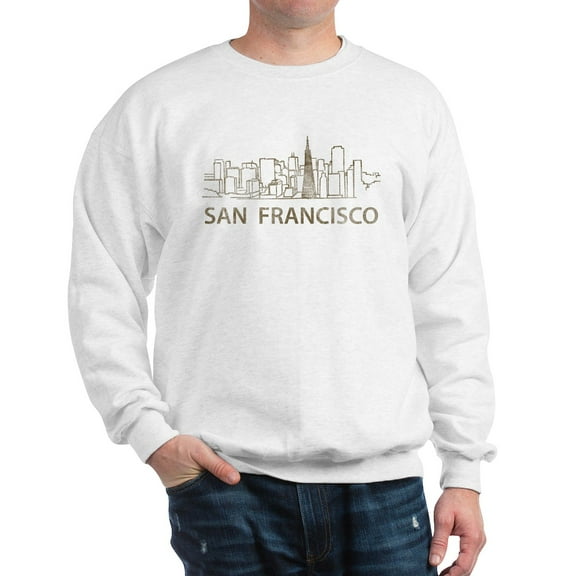 CafePress - Vintage San Francisco Sweatshirt - Crew Neck Sweatshirt