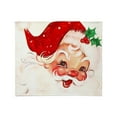 thumbnail image 1 of CafePress - Vintage Santa 4 Throw Blanket - Soft Fleece Throw Blanket, 50"x60" for All Ages, 1 of 2