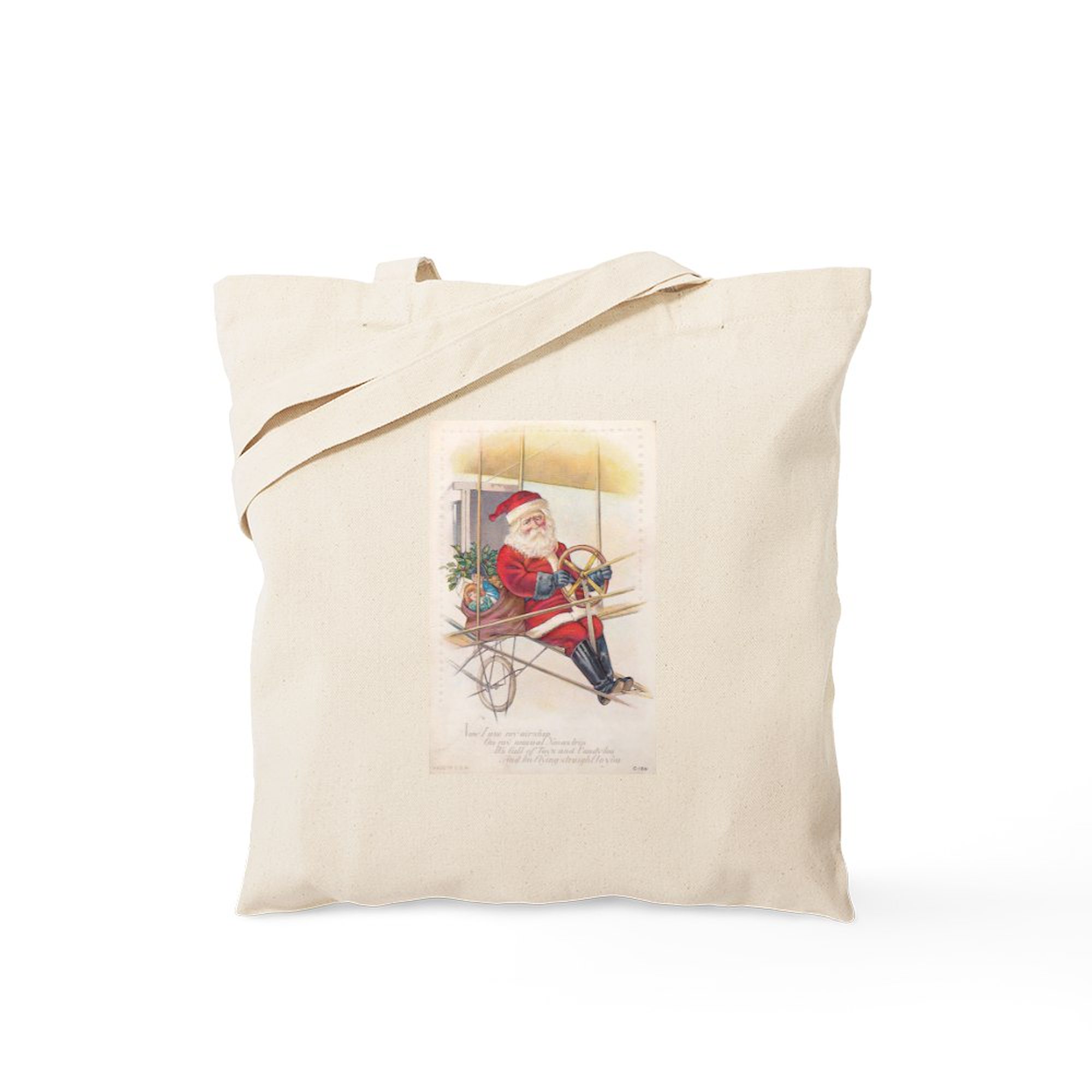 Vintage 1948 Tote Bag - Natural Canvas Reusable Shopping Bag, Grocery Tote, Beach Bag (2 Sizes) - View #13