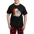 thumbnail image 1 of CafePress - Vintage Santa - Men's Dark Loose Fit Cotton Pajama Set, 1 of 7
