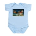 thumbnail image 1 of CafePress - Vintage Santa Sleigh Body Suit - Baby Light Bodysuit, Size Newborn - 24 Months, 1 of 4