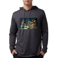 thumbnail image 1 of CafePress - Vintage Santa Sleigh Long Sleeve T Shirt - Mens Hooded Shirt, 1 of 3