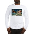 thumbnail image 1 of CafePress - Vintage Santa Sleigh Long Sleeve T Shirt - Unisex Cotton Long Sleeve T-Shirt, 1 of 4