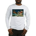 thumbnail image 1 of CafePress - Vintage Santa Sleigh Long Sleeve T Shirt - Unisex Cotton Long Sleeve T-Shirt, 1 of 4