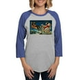thumbnail image 1 of CafePress - Vintage Santa Sleigh Long Sleeve T Shirt - Womens Baseball Tee, 1 of 4