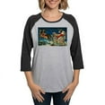 thumbnail image 1 of CafePress - Vintage Santa Sleigh Long Sleeve T Shirt - Womens Baseball Tee, 1 of 4