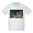 thumbnail image 1 of CafePress - Vintage Santa Sleigh T Shirt - Light T-Shirt Kids XS-XL, 1 of 4