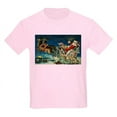 thumbnail image 1 of CafePress - Vintage Santa Sleigh T Shirt - Light T-Shirt Kids XS-XL, 1 of 4