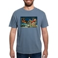 thumbnail image 1 of CafePress - Vintage Santa Sleigh T Shirt - Mens Comfort Colors Shirt, 1 of 5