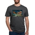 thumbnail image 1 of CafePress - Vintage Santa Sleigh T Shirt - Mens Tri-blend T-Shirt, 1 of 4