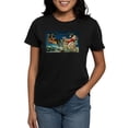thumbnail image 1 of CafePress - Vintage Santa Sleigh T Shirt - Women's Traditional Fit Dark T-Shirt, 1 of 4
